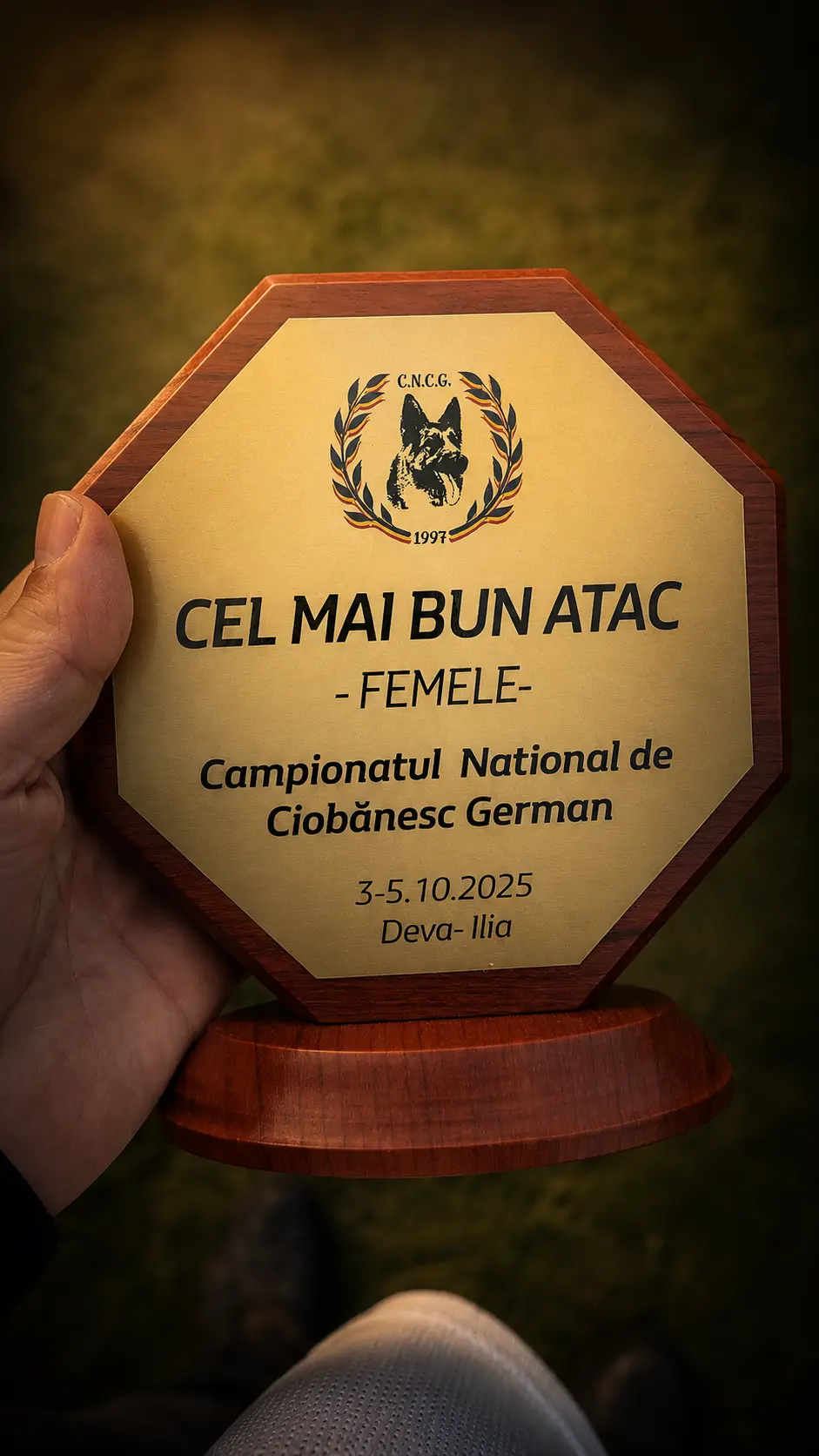 Kelliy von Hingabe — trofeo Sieger Show Romania, Campionato Nazionale 2025